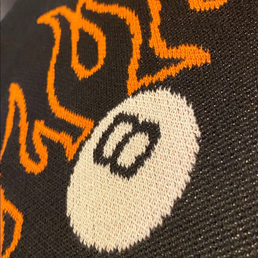🆕 WESC heavyweight knitted 8 Ball Sweater 🎱